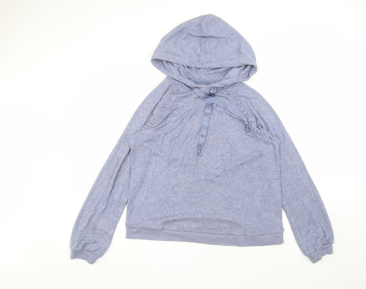 Womens UK Size M NEXT Blue Pullover Hoodie