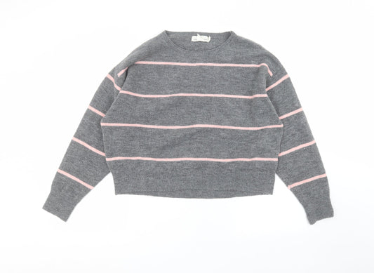Womens UK Size S H&M Grey Pullover Jumper