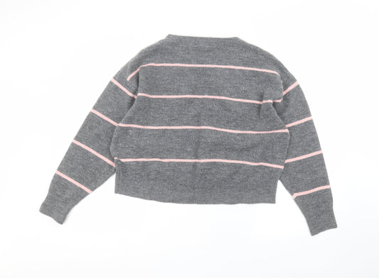 Womens UK Size S H&M Grey Pullover Jumper