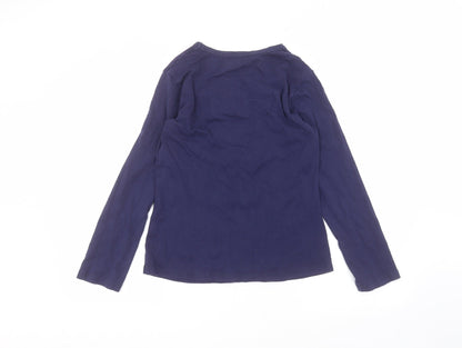 Camille Womens Blue   Basic T-Shirt Size 10