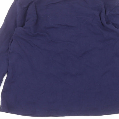 Camille Womens Blue   Basic T-Shirt Size 10