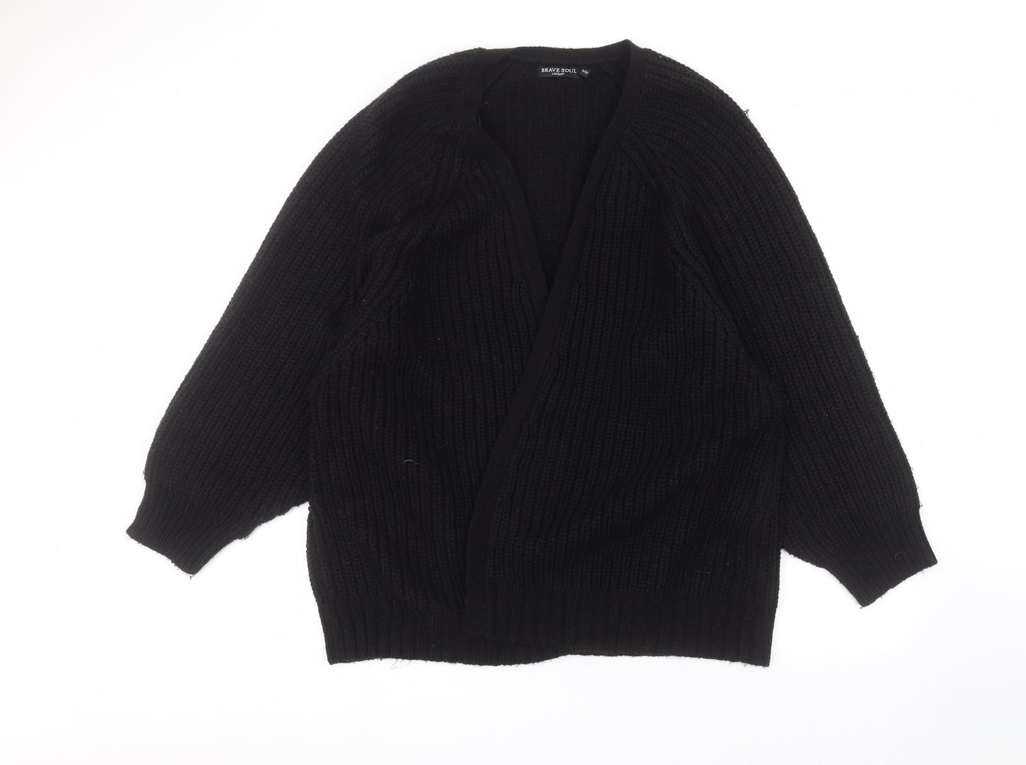 Womens UK Size M Brave Soul Black Jacket