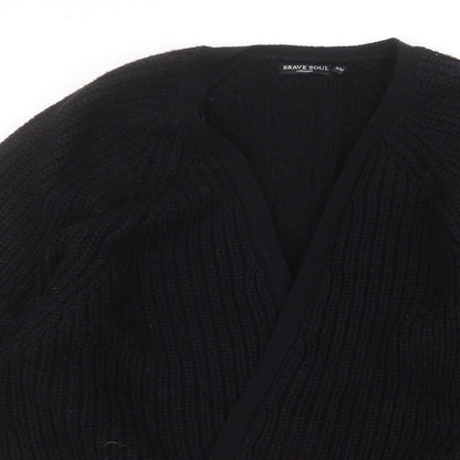 Womens UK Size M Brave Soul Black Jacket