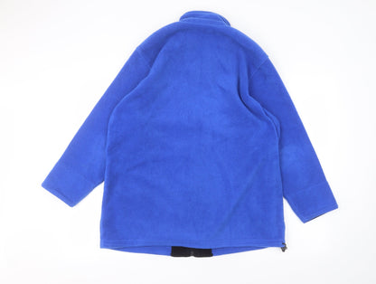 Poppy Mens Blue   Full Zip Jumper Size M