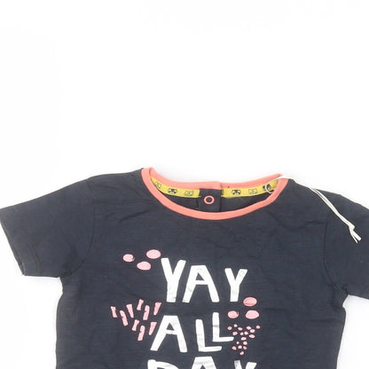 Mini Club Baby Blue   Basic T-Shirt Size 12-18 Months