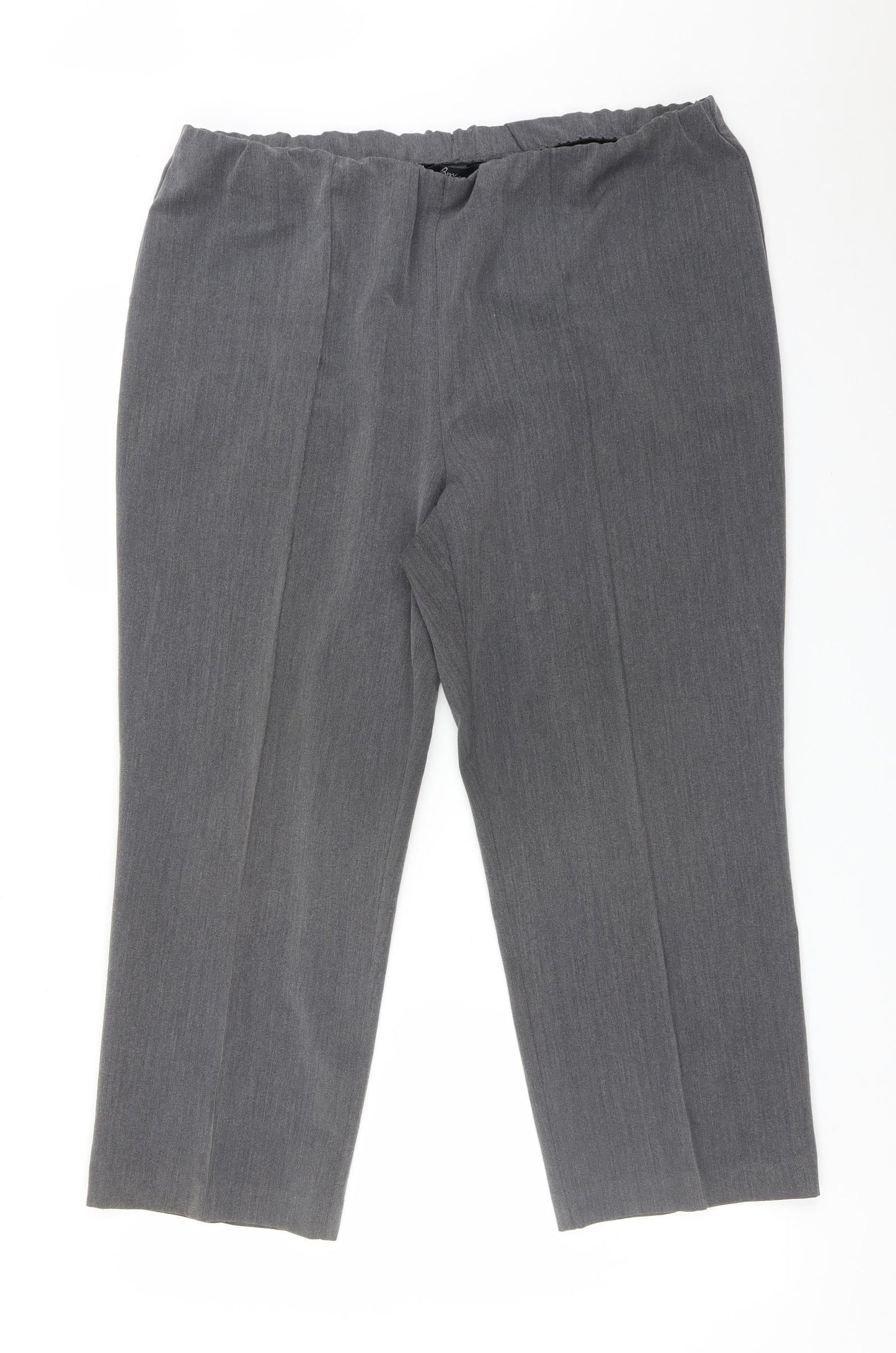 BM Womens Grey   Trousers  Size 18 L25 in