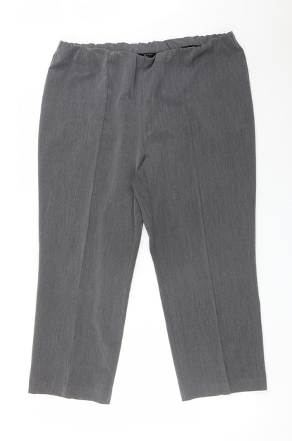 BM Womens Grey   Trousers  Size 18 L25 in