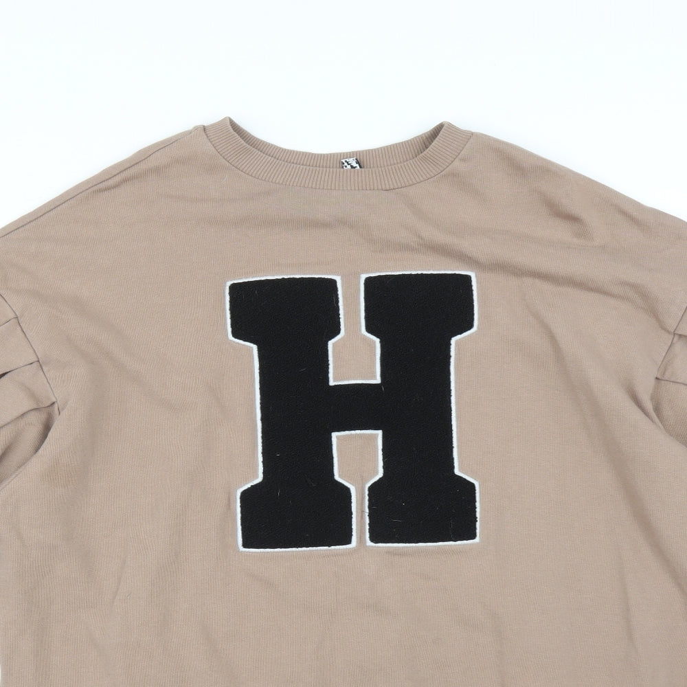 Womens UK Size 8 ASOS Brown Pullover Sweatshirt