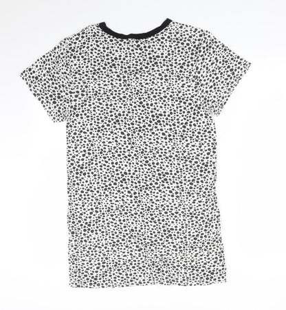 Womens UK Size 8 PRETTYLITTLETHING Multicoloured Basic T-Shirt