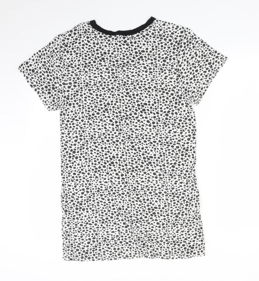 Womens UK Size 8 PRETTYLITTLETHING Multicoloured Basic T-Shirt