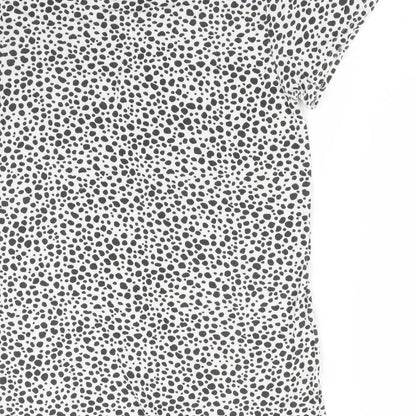 Womens UK Size 8 PRETTYLITTLETHING Multicoloured Basic T-Shirt