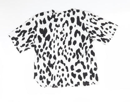 Womens UK Size 8 ASOS Multicoloured Basic T-Shirt