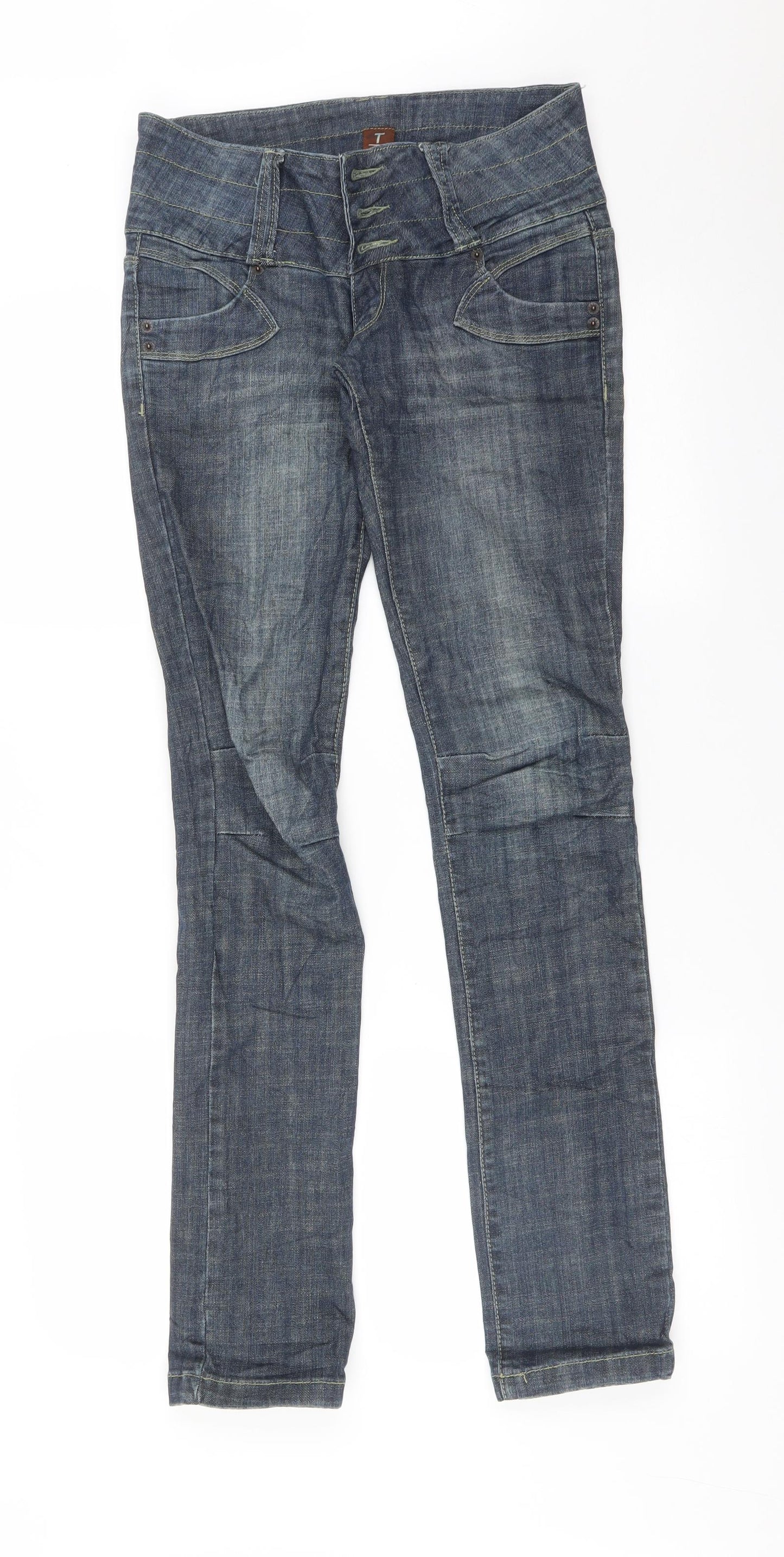 T 23 Womens Blue   Straight Jeans Size 26 L33 in