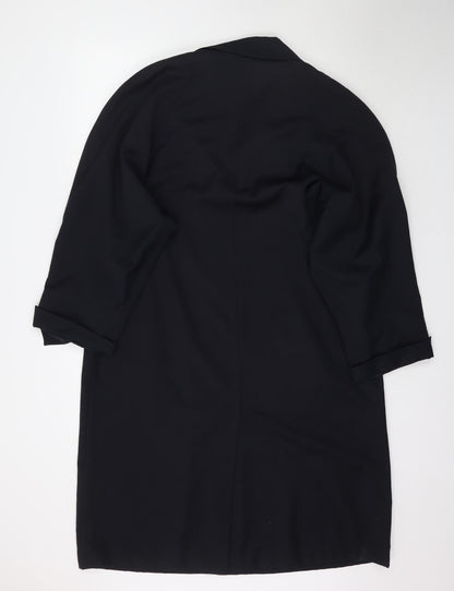 Strenesse Womens Black   Overcoat Jacket Size L