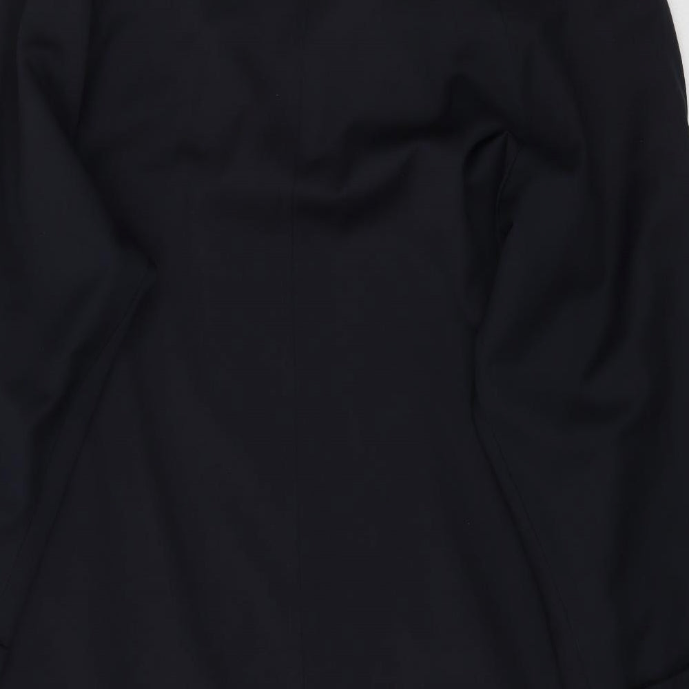 Strenesse Womens Black   Overcoat Jacket Size L