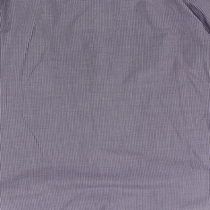 George Mens Purple Plaid   Button-Up Size 16