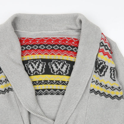 Womens UK Size XL Preworn Grey Cardigan Jumper