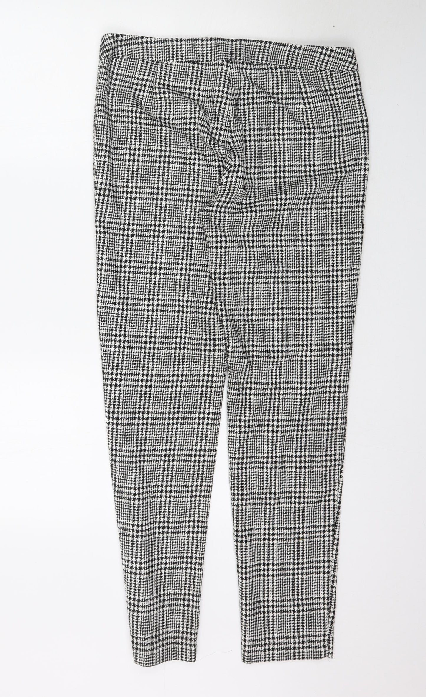 Select Womens Black Plaid  Trousers  Size 12 L30 in