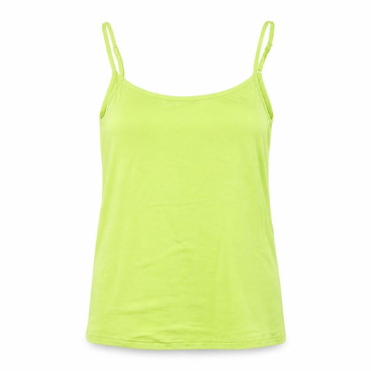Front view of Autonomy women’s green camisole tank, size L