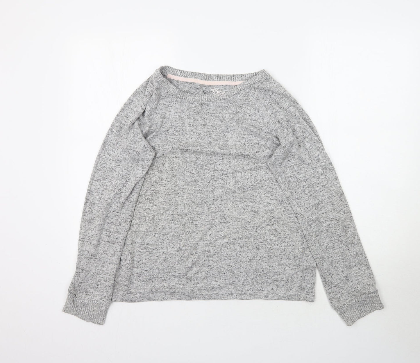 Womens UK Size M Love to Lounge Grey Basic T-Shirt