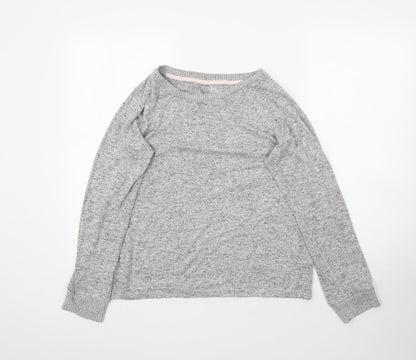 Womens UK Size M Love to Lounge Grey Basic T-Shirt
