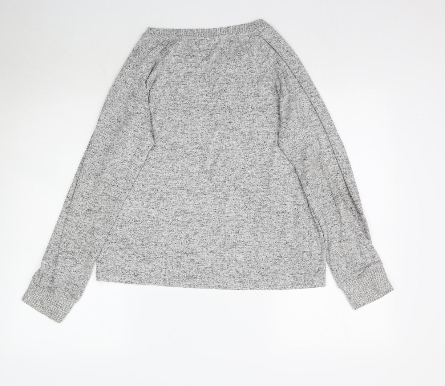Womens UK Size M Love to Lounge Grey Basic T-Shirt