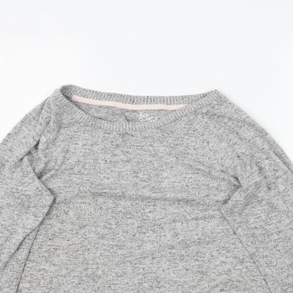 Womens UK Size M Love to Lounge Grey Basic T-Shirt