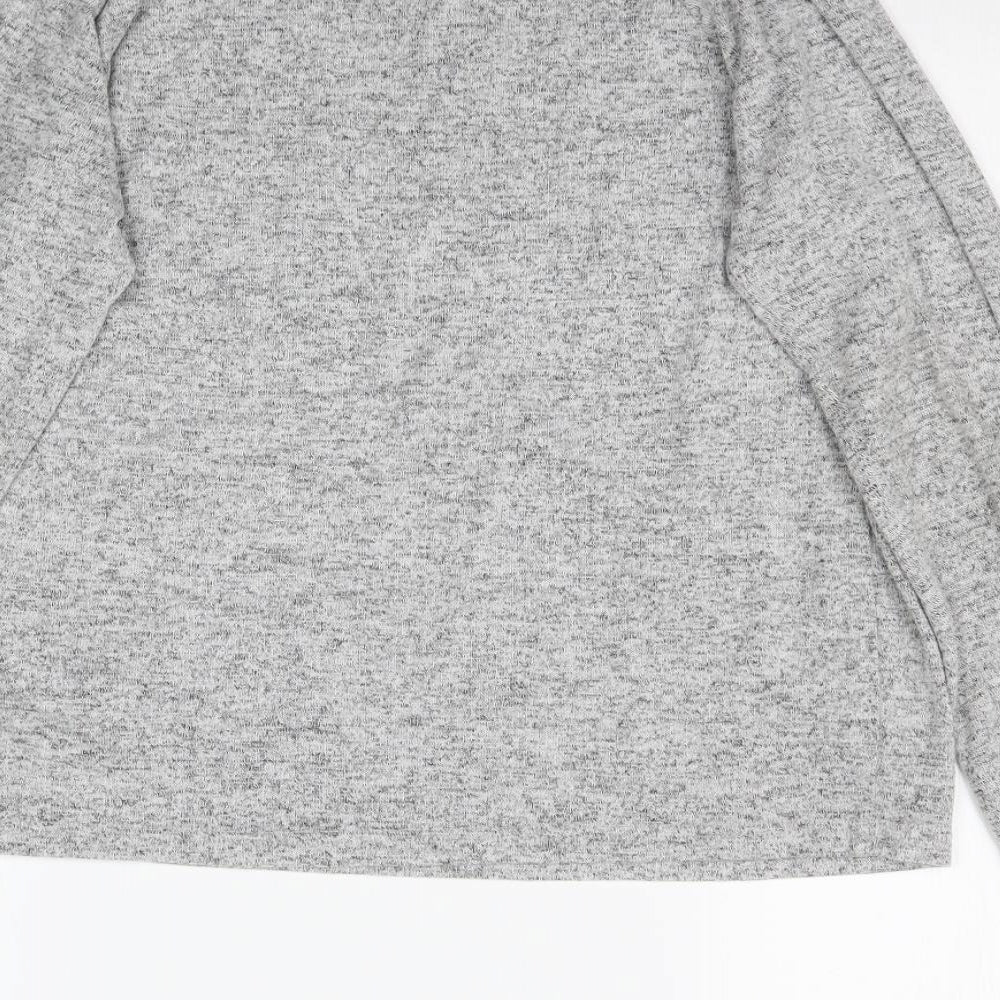 Womens UK Size M Love to Lounge Grey Basic T-Shirt
