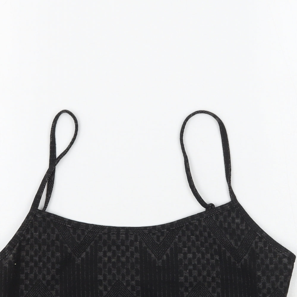 SheIn Womens Black   Cropped Tank Size M