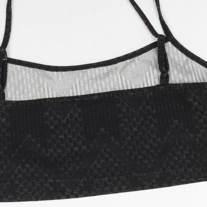 SheIn Womens Black   Cropped Tank Size M