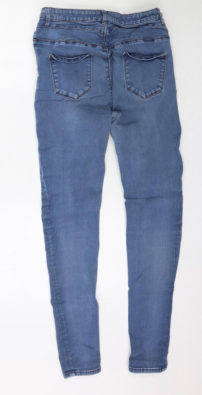 Womens UK Size 32 in Preworn Regular Fit Skinny Blue Jeans