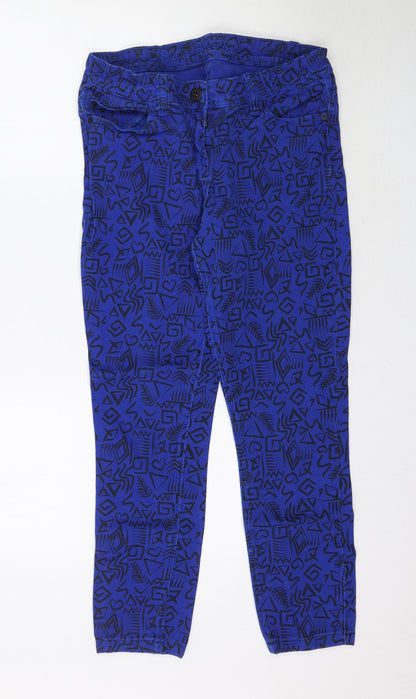 George Womens Blue  Denim Skinny Jeans Size 14 L27 in