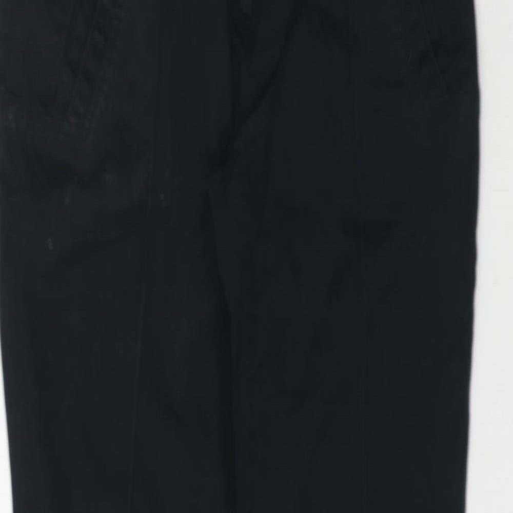 Womens UK Size 10 Promod Regular Fit  Black Trousers