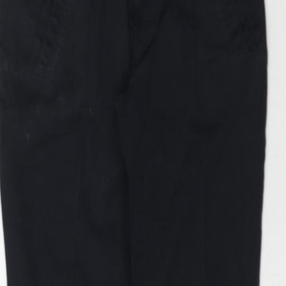 Womens UK Size 10 Promod Regular Fit  Black Trousers