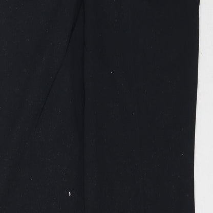 Womens UK Size 10 Promod Regular Fit  Black Trousers