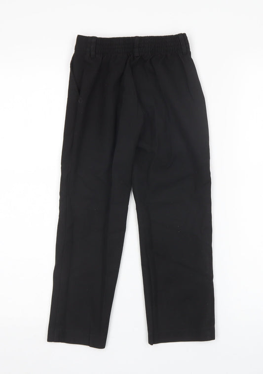David Luke Boys Black   Dress Pants Trousers Size 6-7 Years - School Wear
