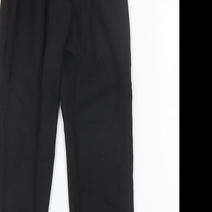 David Luke Boys Black   Dress Pants Trousers Size 6-7 Years - School Wear