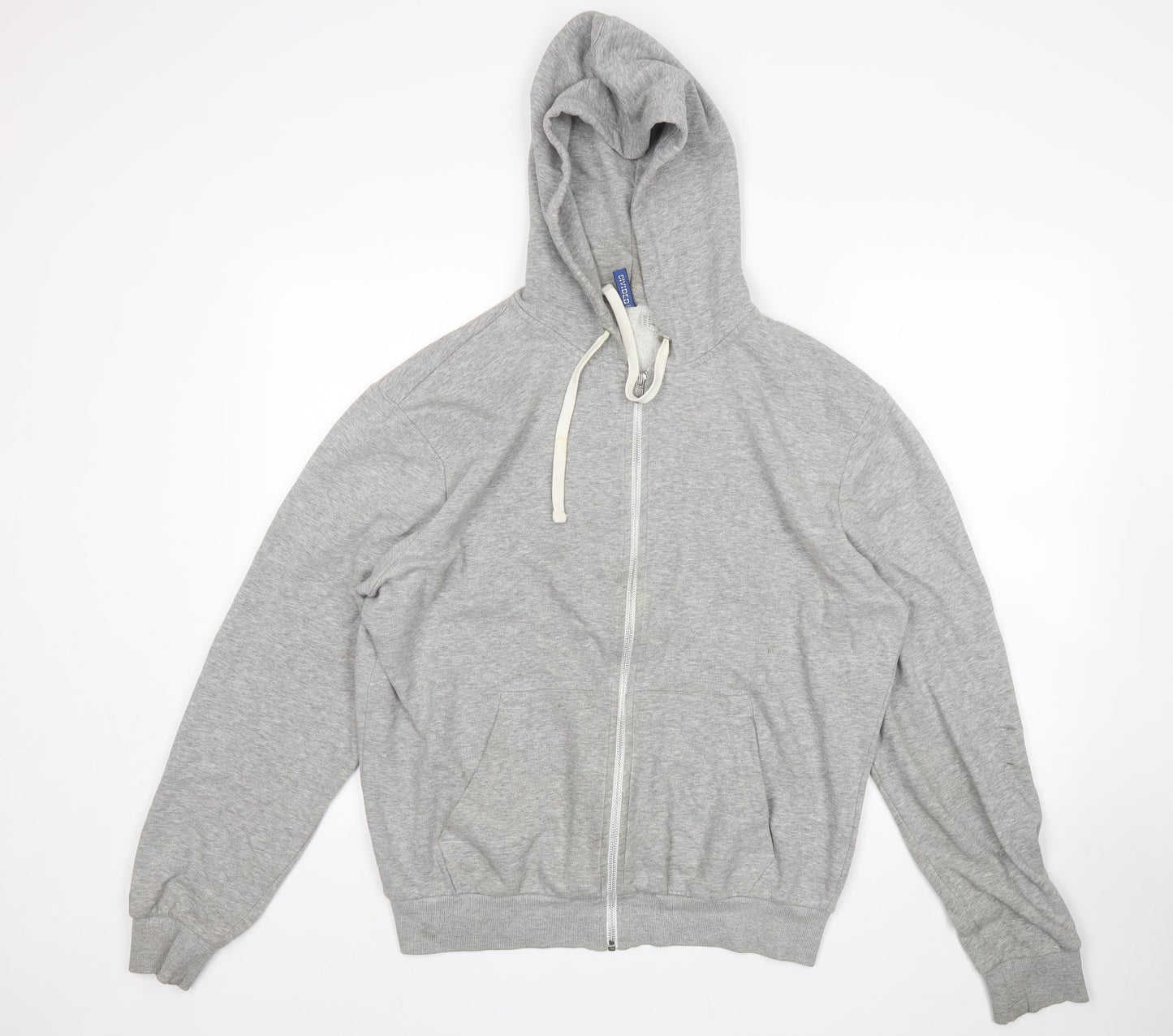 H&M Womens Grey   Full Zip Hoodie Size M