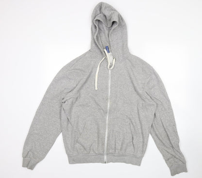 H&M Womens Grey   Full Zip Hoodie Size M