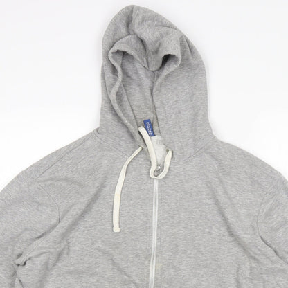 H&M Womens Grey   Full Zip Hoodie Size M