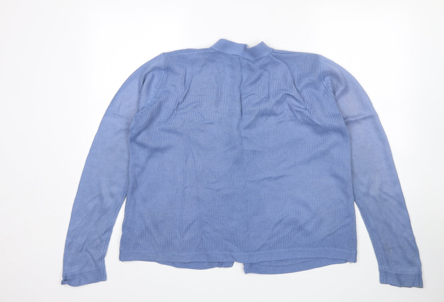 Laura D Womens Blue   Cardigan Jumper Size M