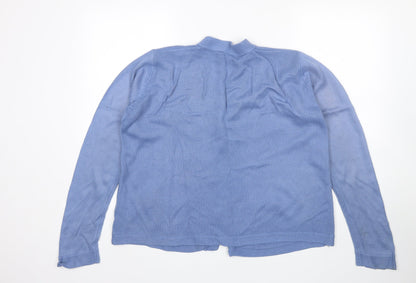 Laura D Womens Blue   Cardigan Jumper Size M
