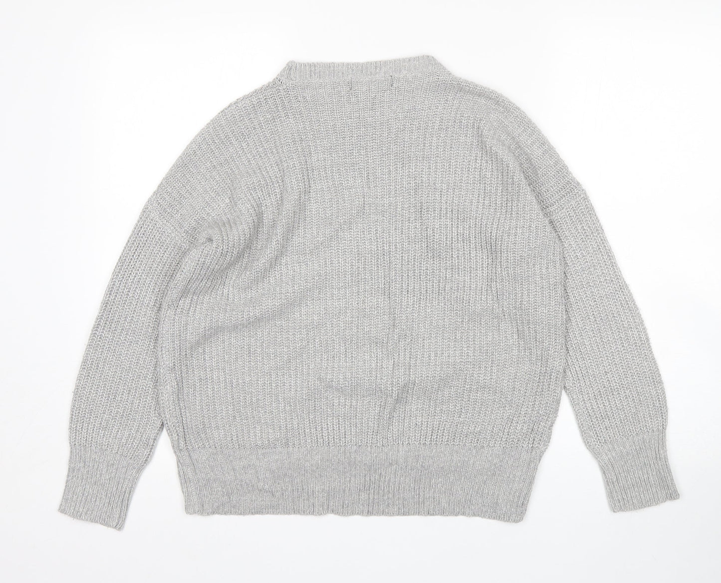 Womens UK Size 10 Atmosphere Grey Pullover Jumper