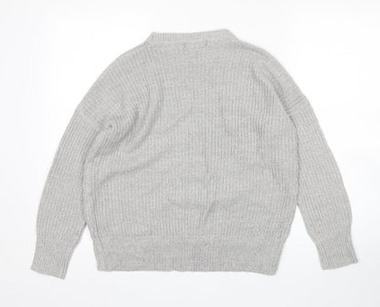 Womens UK Size 10 Atmosphere Grey Pullover Jumper