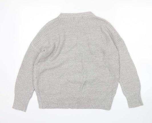 Womens UK Size 10 Atmosphere Grey Pullover Jumper