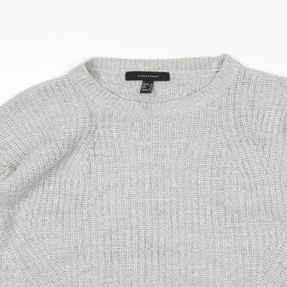 Womens UK Size 10 Atmosphere Grey Pullover Jumper