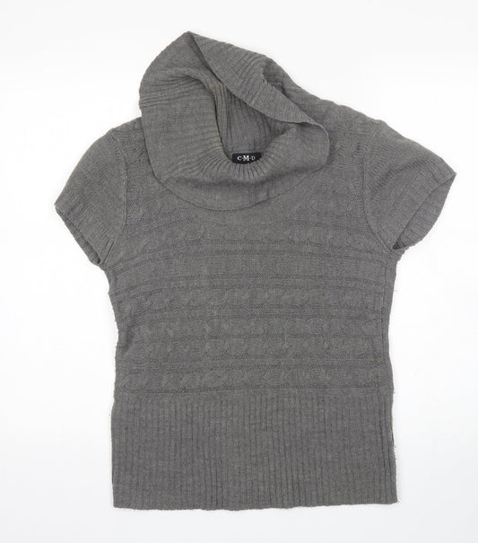 C.M.D Womens Grey   Pullover Jumper Size 12