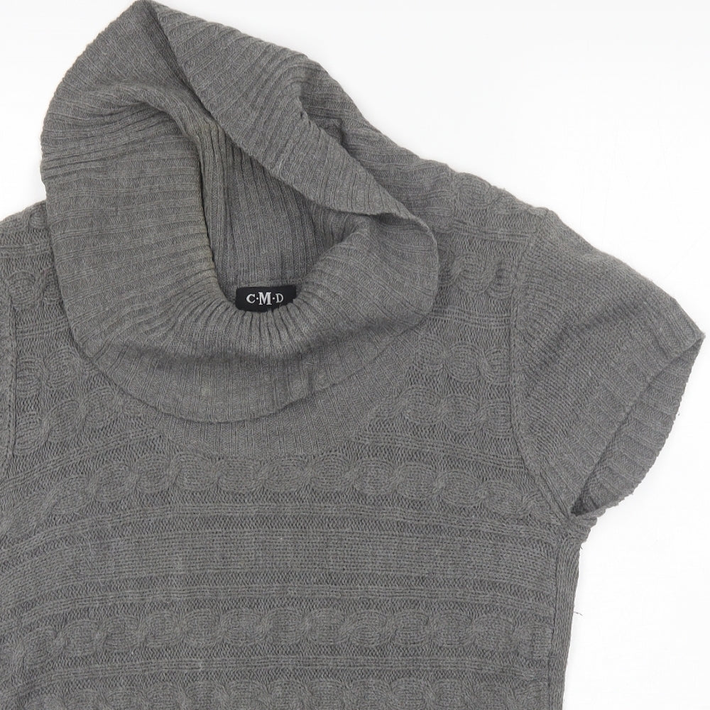C.M.D Womens Grey   Pullover Jumper Size 12