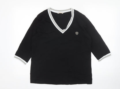INVT Womens Black   Basic T-Shirt Size S