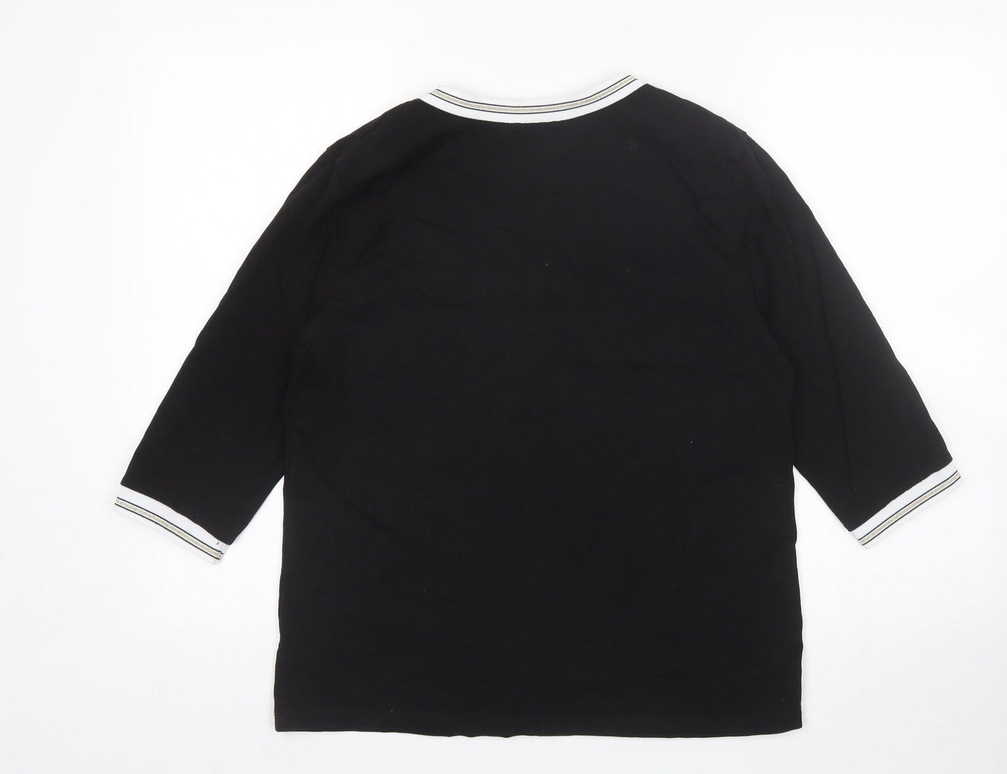 INVT Womens Black   Basic T-Shirt Size S